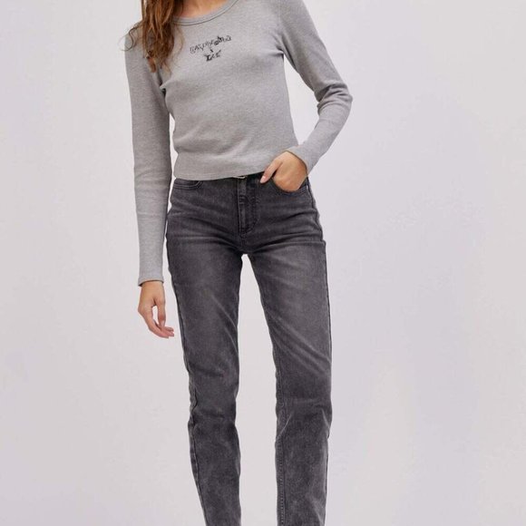 NWT LEE X DAYDREAMER COLLABORATION 90's JEANS, GREY, VARIOUS SIZES - Picture 2 of 9